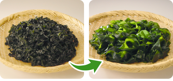 塩蔵わかめの戻し方